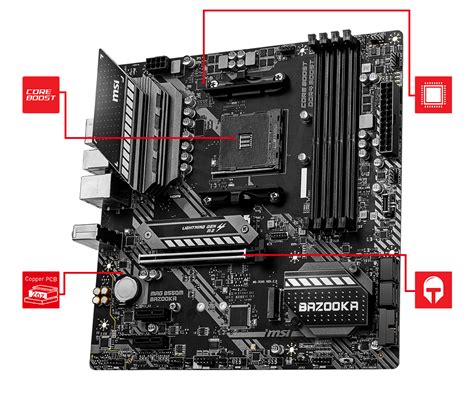 MSI MAG B550M BAZOOKA Gaming Motherboard (AMD AM4, .